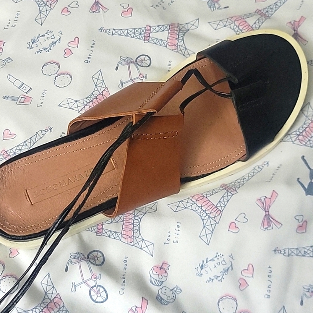 Strappy BCBG Maxazria leather sandals
